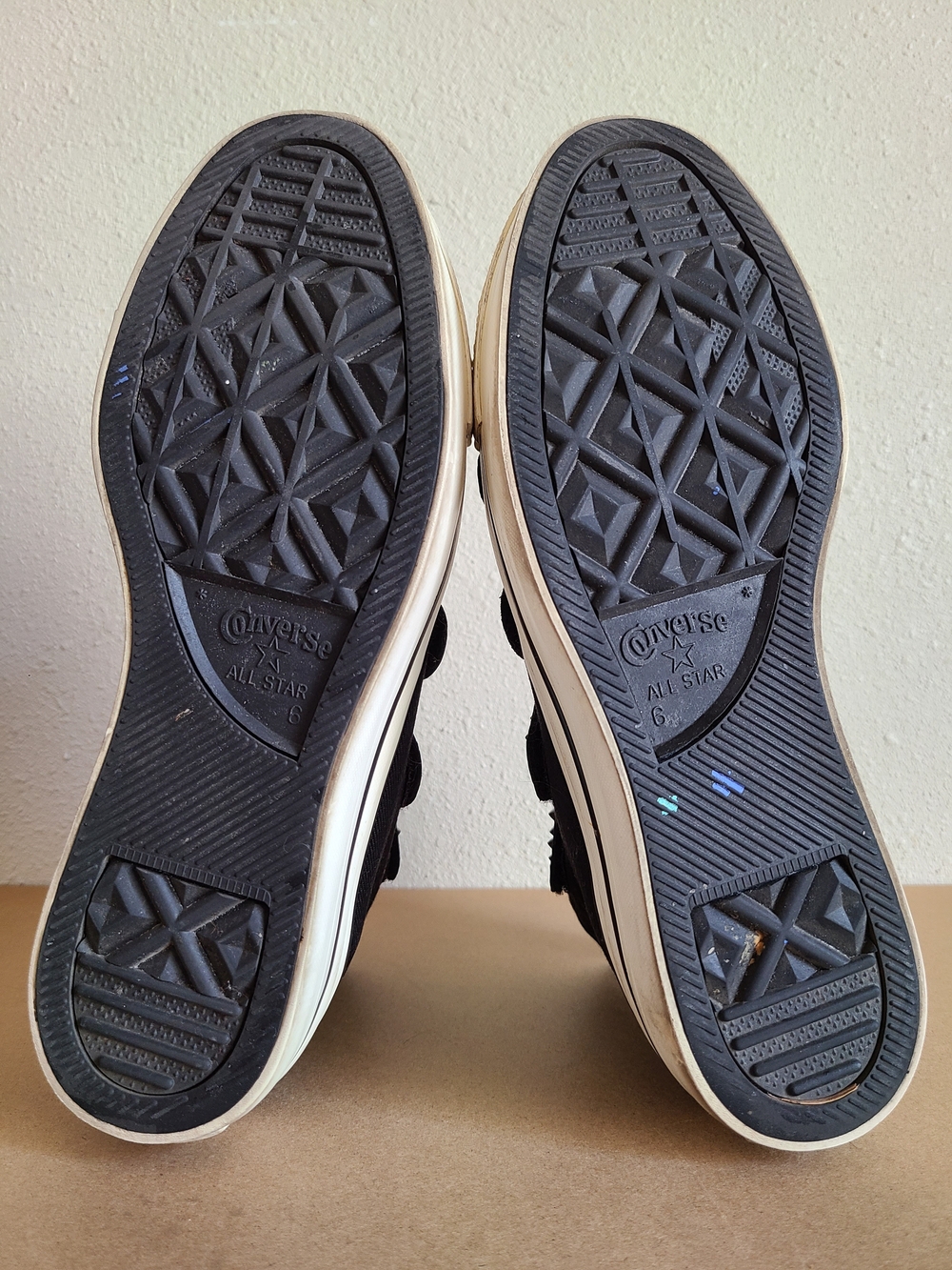 Black Studded High-Top Platform Converse - Picture 9 of 13